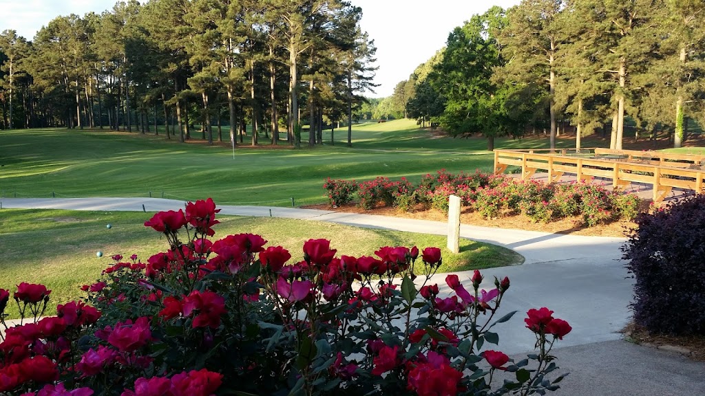 Panoramic view of a lush green golf course at Bay Pointe Country Club. Smooth