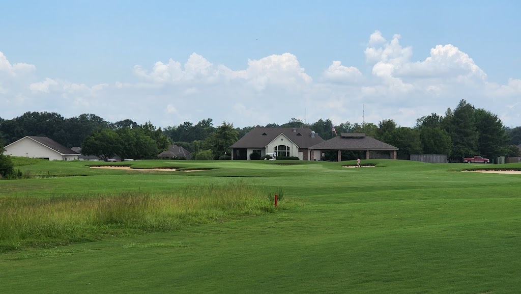 Panoramic view of a lush green golf course at Beaver Creek Golf Course. Smooth