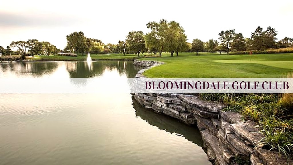 Panoramic view of a lush green golf course at Bloomingdale Golf Club. Smooth