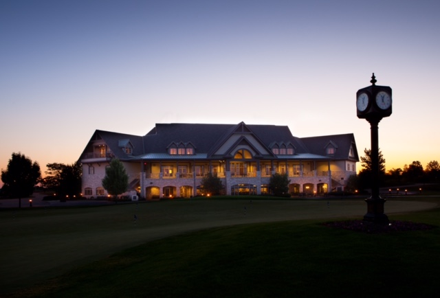 Panoramic view of a lush green golf course at Bolingbrook Golf Club. Smooth