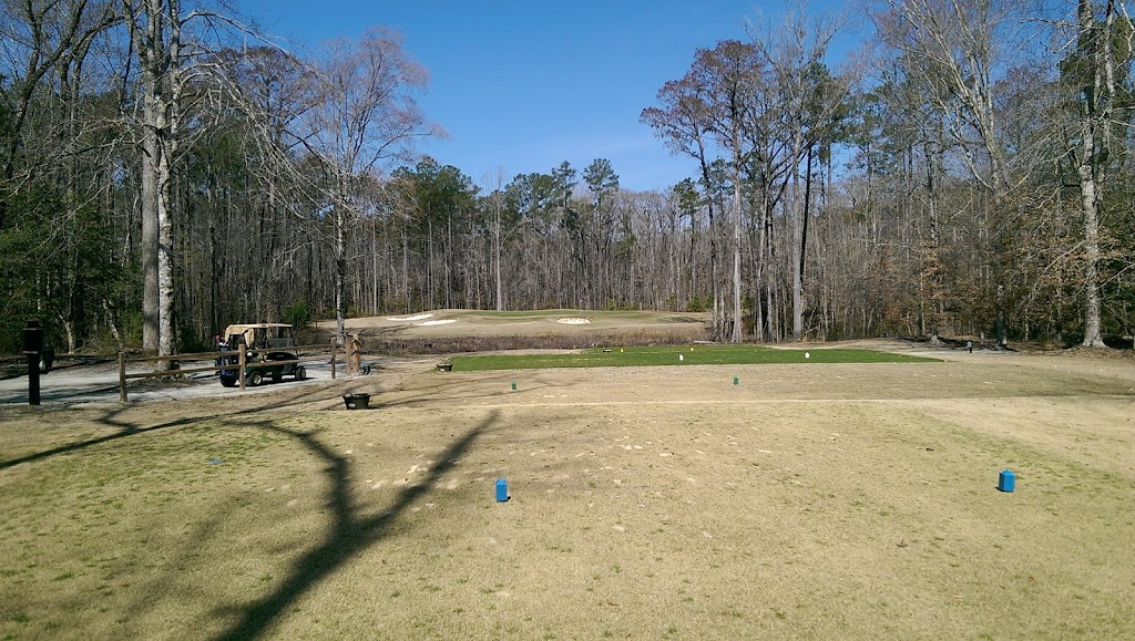 Panoramic view of a lush green golf course at Carolina Colours Golf Club. Smooth