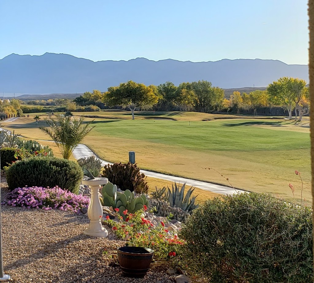 Panoramic view of a lush green golf course at Coyote Willows Golf Course--Member of the SNGA. Smooth