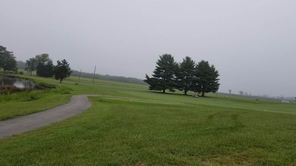 Panoramic view of a lush green golf course at Farmville Municipal Golf Course. Smooth