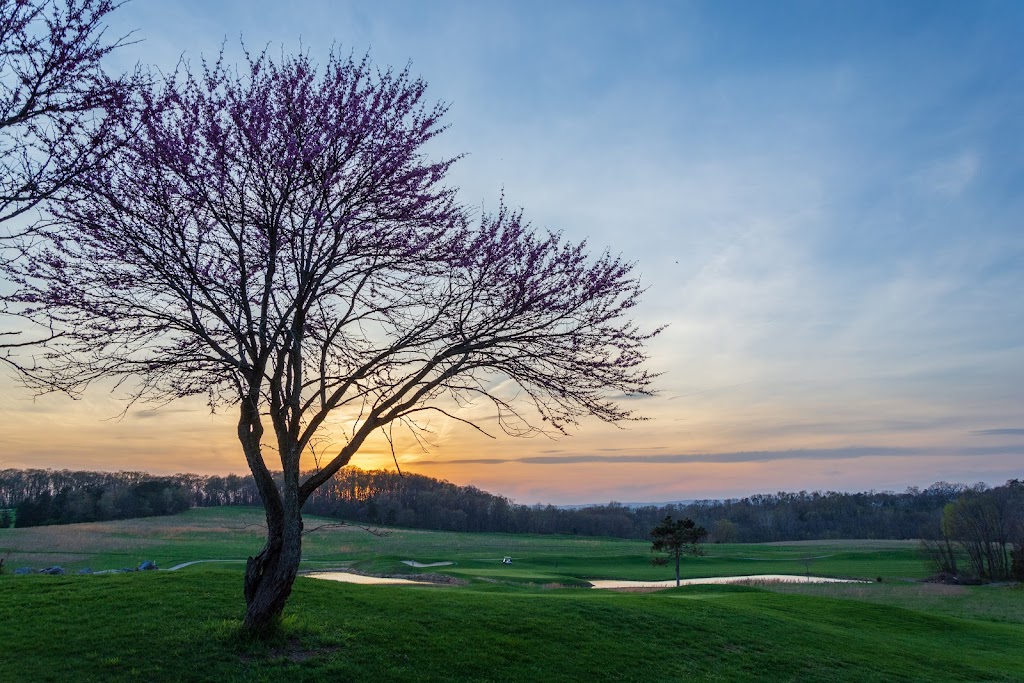 Panoramic view of a lush green golf course at Greencastle Golf Club. Smooth