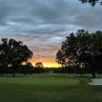 Panoramic view of a lush green golf course at Hardscrabble Golf Course. Smooth