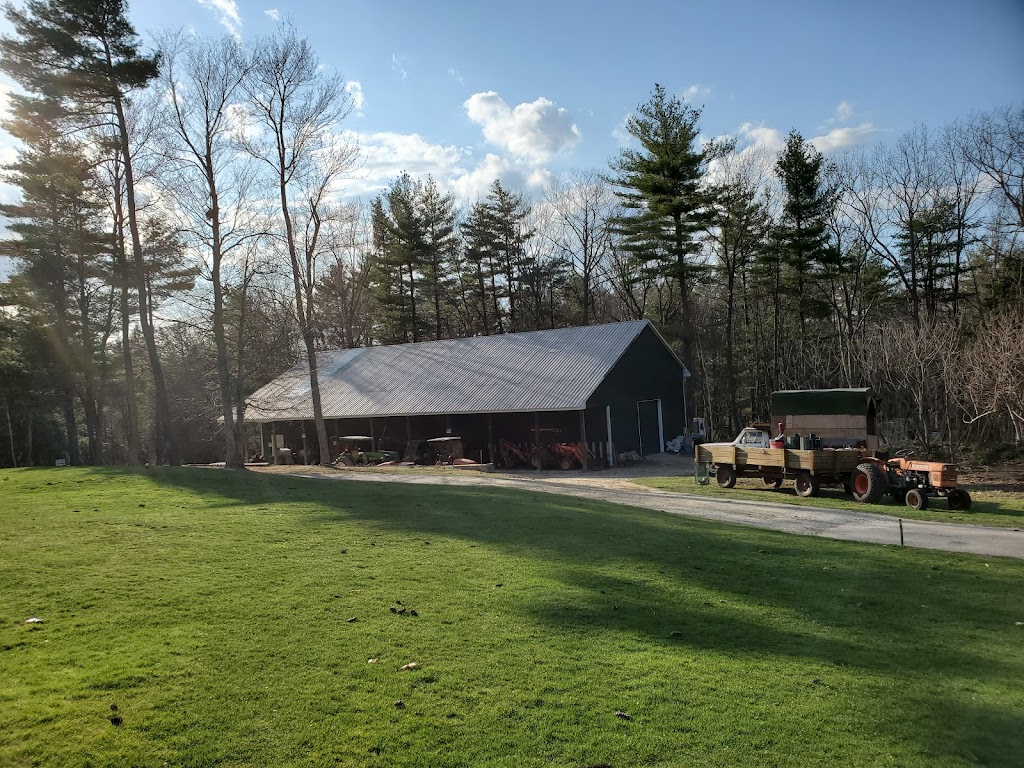 Panoramic view of a lush green golf course at Hidden Valley RV & Golf Park. Smooth