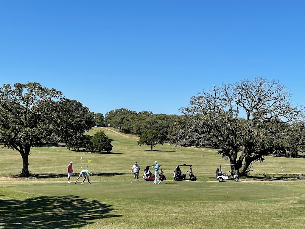 Panoramic view of a lush green golf course at Lake Murray Golf Course. Smooth