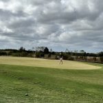 Panoramic view of a lush green golf course at Mallard Golf Club. Smooth