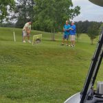 Panoramic view of a lush green golf course at Okatoma Golf Club. Smooth