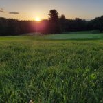 Panoramic view of a lush green golf course at Pleasant Valley Country Club. Smooth