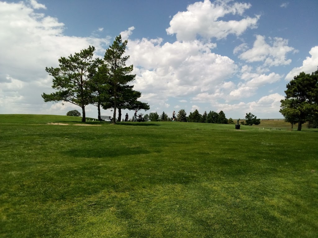 Panoramic view of a lush green golf course at Prairie View Golf Course. Smooth