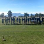 Panoramic view of a lush green golf course at Rio Mimbres Country Club. Smooth