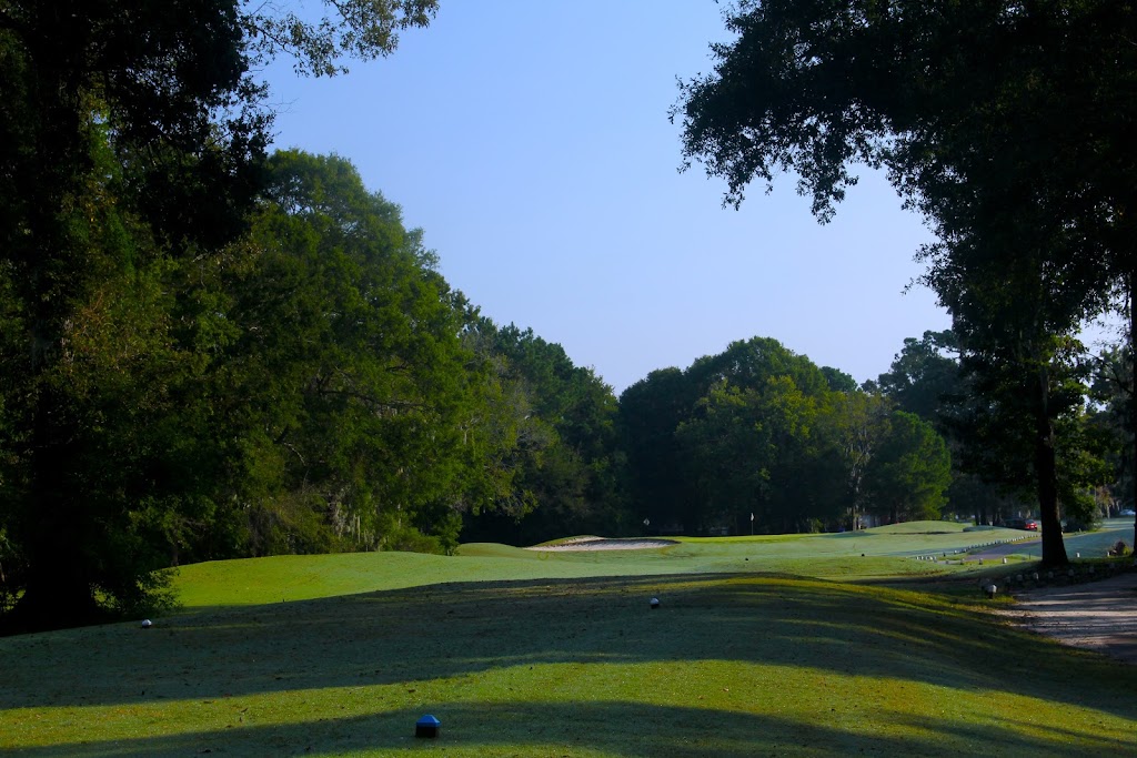 Panoramic view of a lush green golf course at Shadowmoss Golf & Country Club. Smooth