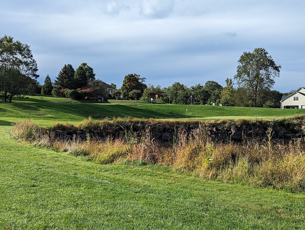 Panoramic view of a lush green golf course at Stoneleigh Golf and Country Club. Smooth