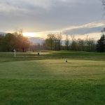 Panoramic view of a lush green golf course at The Golf Club of Bucyrus. Smooth