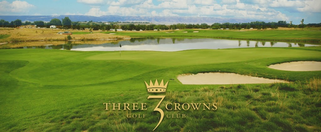 Panoramic view of a lush green golf course at Three Crowns Golf Club. Smooth