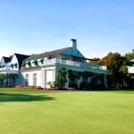 Panoramic view of a lush green golf course at Waverley Country Club. Smooth