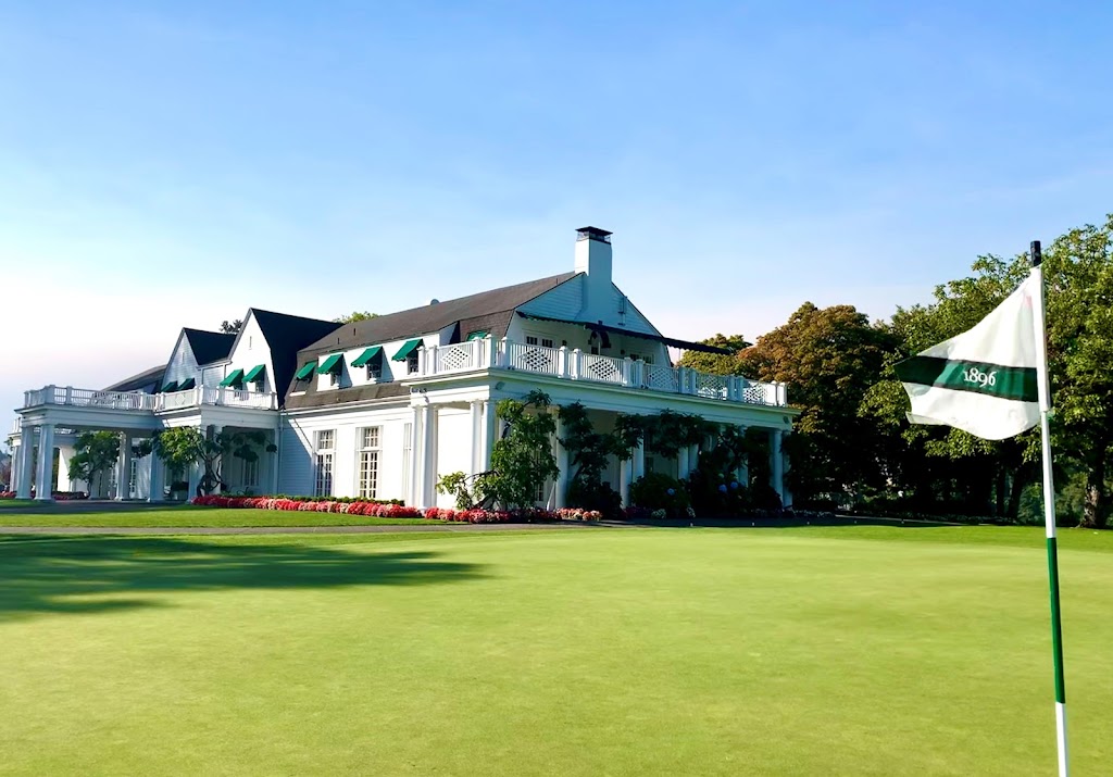 Panoramic view of a lush green golf course at Waverley Country Club. Smooth