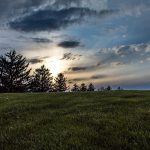 Panoramic view of a lush green golf course at Westover Golf Club. Smooth